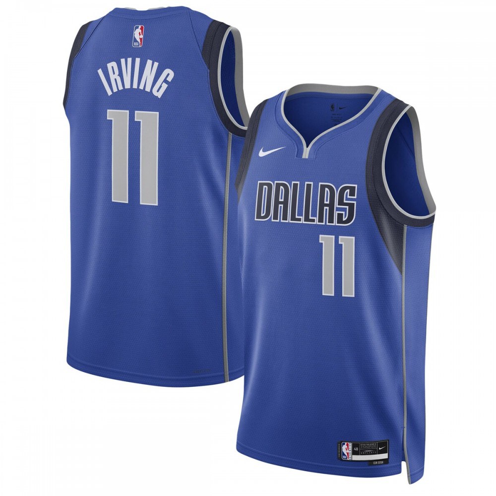 Kyrie Irving Dallas Mavericks Unisex Swingman Jersey - Icon Edition - Blue-Pro Kit Vault | Brand New 26/27 Sports Jerseys